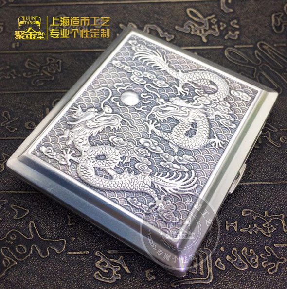 純銀煙盒定制999足銀煙具高檔銀器 純銀煙盒定制999足銀煙具高檔銀器